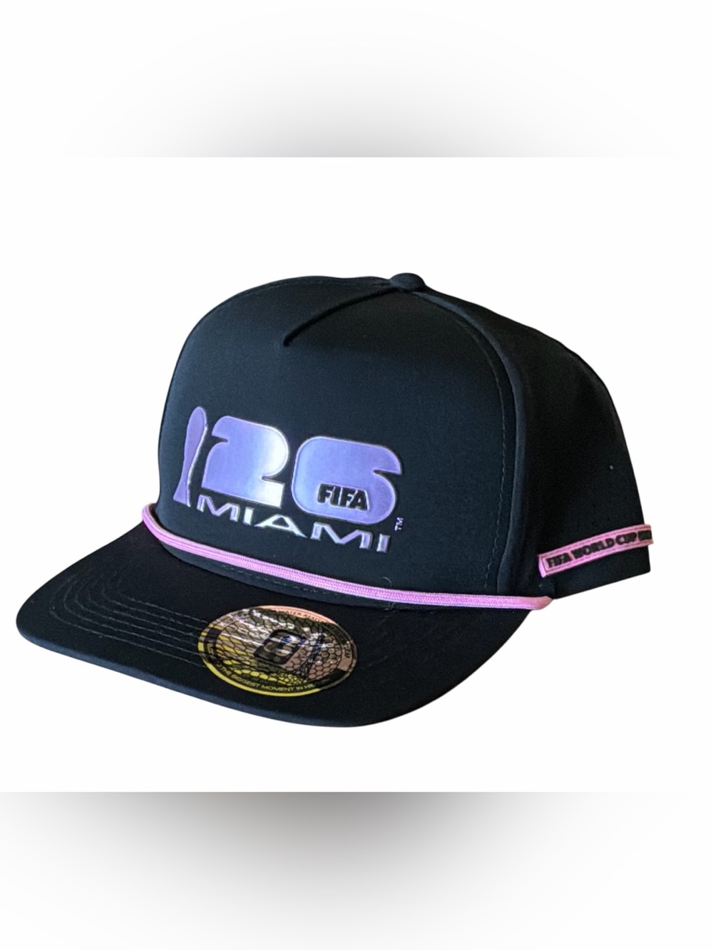 2026 FIFA World Cup Trucker We are Miami Black Water Resistant Soccer Hat Cap
